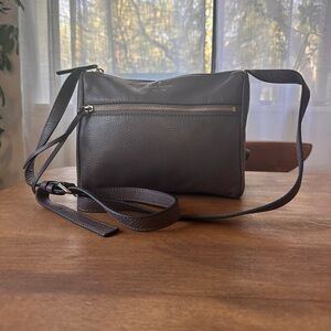 kate spade Pebbled Leather Messenger Crossbody - Brown